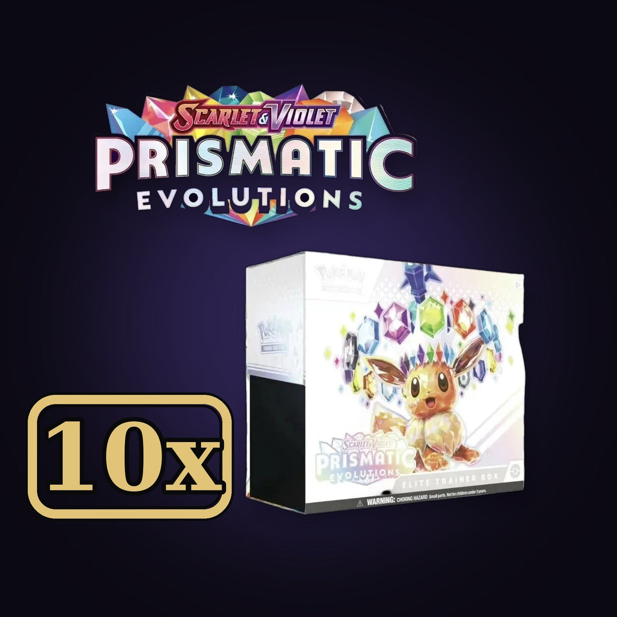 Prismatic Evolutions - Elite Trainer Box case sealed