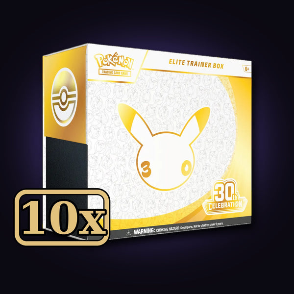30th Anniversary - Elite Trainer Box Sealed Case