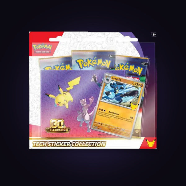 30th Anniversary - Lucario Tech Sticker Collection Blister