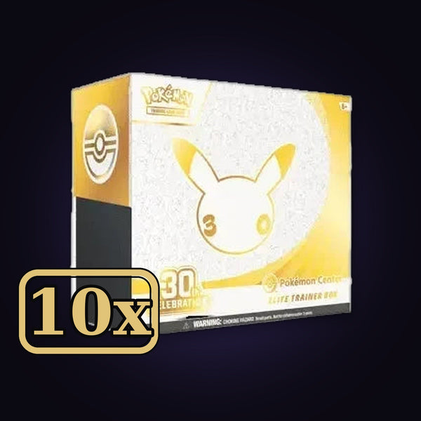 30th Anniversary - Elite Trainer Box Sealed Case