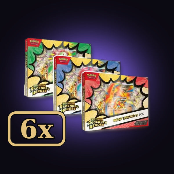 Ascended Heroes - Mega EX box case (6x Mega EX)